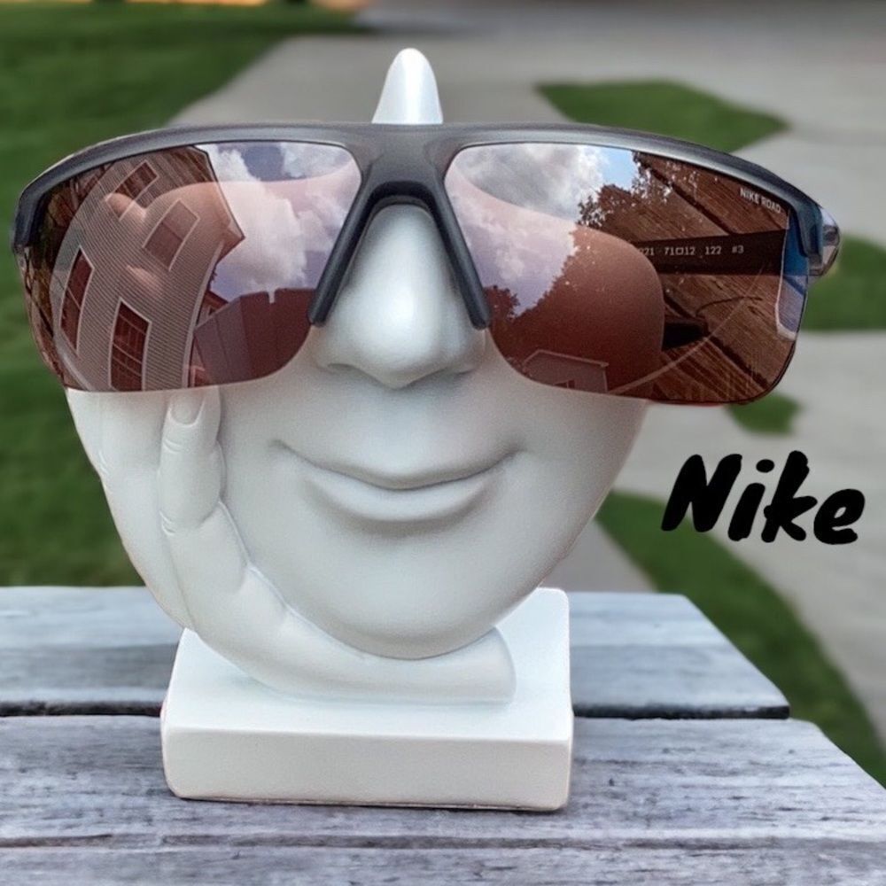 NIKE NEW TEMPEST 71 MM RECTANGLE SUNGLASSES UNISEX MT DK GRAY/ROAD TINT